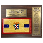 Zelmo Beatys All-Time ABA Team 30 Year Reunion Celebration Plaque (Beaty Loa)