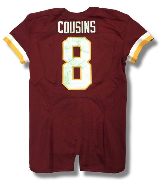 Kirk Cousins 2014 Washington Redskins Game Worn Jersey (Team LOA, Meigray LOA & Photo-matched)