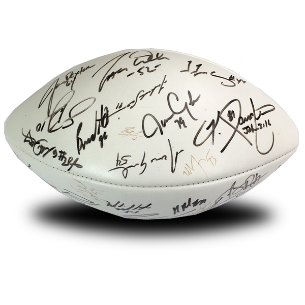 Pat Tillman 99 Arizona Cardinals Team Signed NFL Football (JSA LOA)