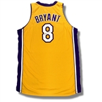 Kobe Bryant 2000-01 Lakers Game Worn & Autographed Jersey (Great Use, DC Sports, PSA LOA)