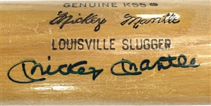 Mickey Mantle Autographed Player Model Baseball Bat (JSA LOA)