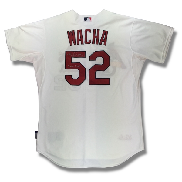 Michael Wacha 2015 St. Louis Cardinals Game Worn & Autographed Jersey (Season Long Use, MLB Auth.)