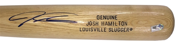 Josh Hamilton Autographed Player Model Bat (MLB Authenticated)