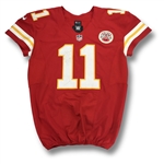 Alex Smith 2015 Kansas City Chiefs Game Worn Jersey in London! (3 TDs, NFL COA, Great Use)