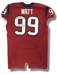 J.J. Watt 2012 Houston Texans Team Issued Autographed NFL Jersey (JSA, DPOY Season) 
