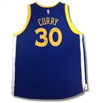 Stephen Curry Autographed Golden State Warriors Jersey w/“2015 NBA Champs” Inscription (Curry & SGC COA) 