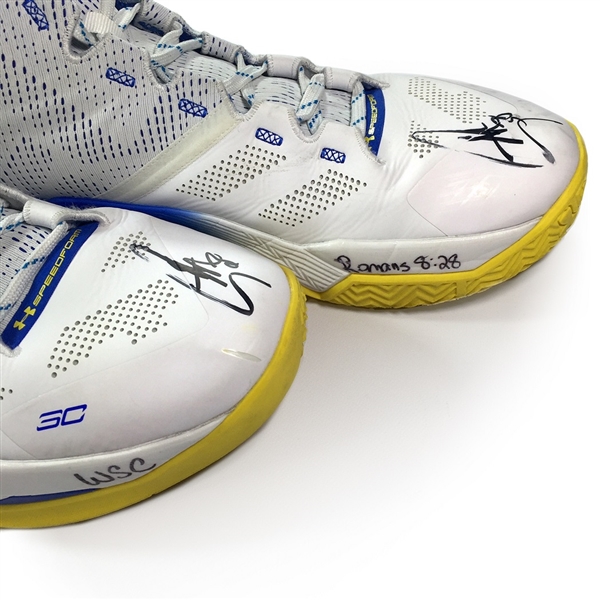 steph curry autographed shoes