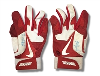 Mike Trout 2013 Game Worn and Signed Batting Gloves (Anderson LOA, PSA)
