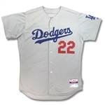 Clayton Kershaw 2015 Brooklyn Dodgers Game Worn Jersey - 102nd Career Win (MLB Auth.)