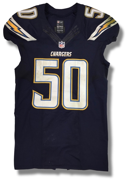Manti Teo 2015 San Diego Chargers Game Worn Jersey (Photo-Matched, Team COA)