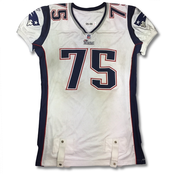 Vince Wilfork 2005 New England Patriots Game Worn Jersey - 12 Repairs (Photo Match, Great Use, Patriots COA)