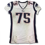 Vince Wilfork 2005 New England Patriots Game Worn Jersey - 12 Repairs (Photo Match, Great Use, Patriots COA)