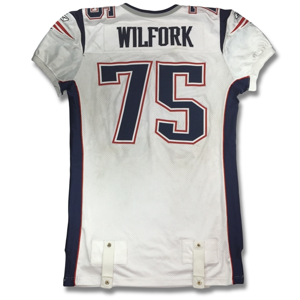 new england patriots game worn jersey