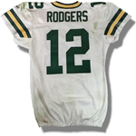 Aaron Rodgers 2015 Green Bay Packers Game Worn Jersey (Meigray LOA, Unwashed)