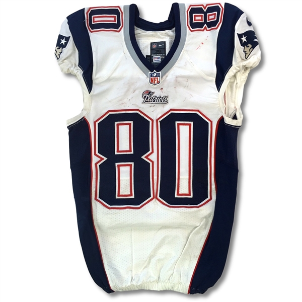 Danny Amendola 2014 New England Patriots Game Worn Jersey (Photo Match, NFL Auctions COA)