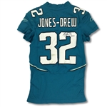 Maurice Jones-Drew 2010 Jacksonville Jaguars Game Worn & Autographed Jersey - Repairs (Great Use, Photo Match, JO LOA)