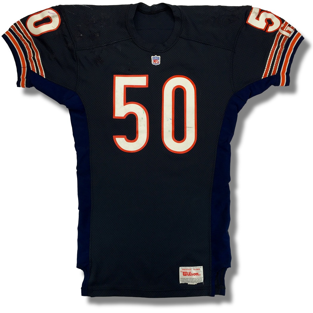 Lot Detail - Mike Singletary 1991 Game Used Chicago Bears Jersey ...