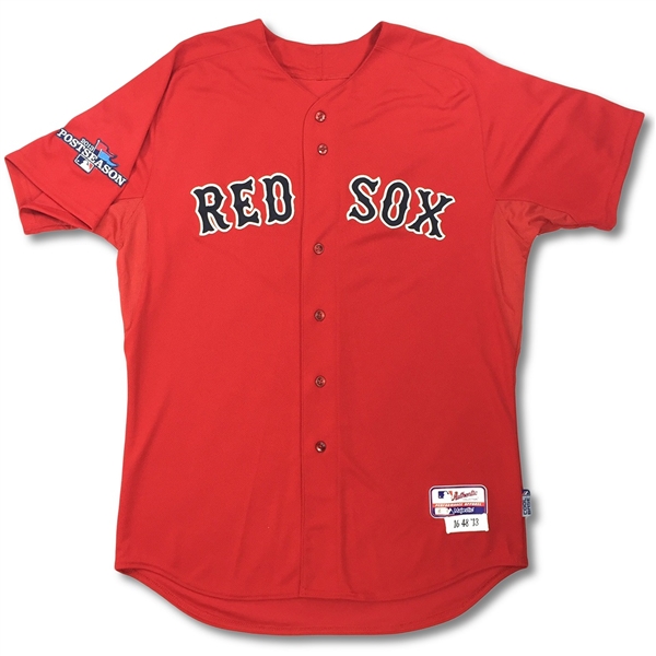Will Middlebrooks 2013 Boston Red Sox Game Worn Postseason Jersey (Photomatch, MLB Auth.)