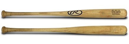 Bryce Harper 2014 Washington Nationals Game Used Rawlings Baseball Bat (PSA GU 8.5)
