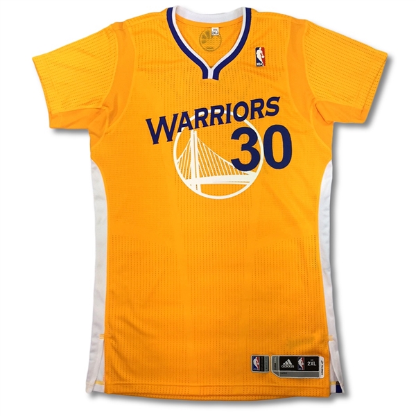 Stephen Curry 2012-13 Golden State Warriors Team Issued Retro -T-Shirt Jersey (Rare)