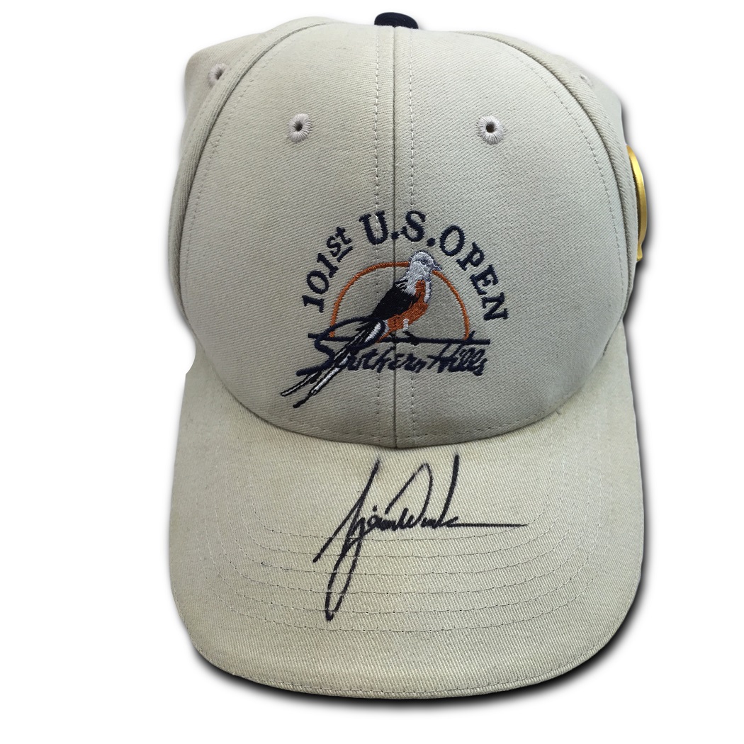 Lot Detail - Tiger Woods Autographed 101st U.S. Open Volunteer Hat w