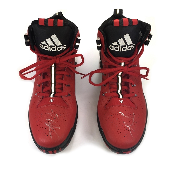 Derrick Rose Game Worn Adidas D Rose 6 Shoes Size 12.5 (JSA LOA, Infinite Auctions LOA)
