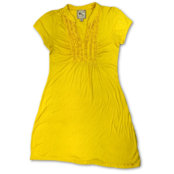 Katy Perry Personally Owned and Worn Yellow Cotton Sundress