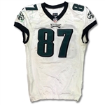 Brent Celek 2013 Philadelphia Eagles Game Worn Jersey – Great Use (Unwashed, NFL Auctions COA) 