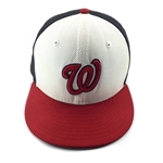 Bryce Harper 2015 Washington National Game Worn Baseball Cap (MLB Auth.)