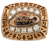 1997 Houston Comets WNBA Inaugural Championship Ring Presented to Sheryl Swoopes (GIA Analysis, Infinite Auctions LOA)