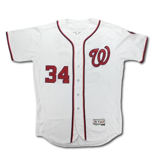 Bryce Harper 2016 Washington Nationals Game Used Jersey (MLB Auth)