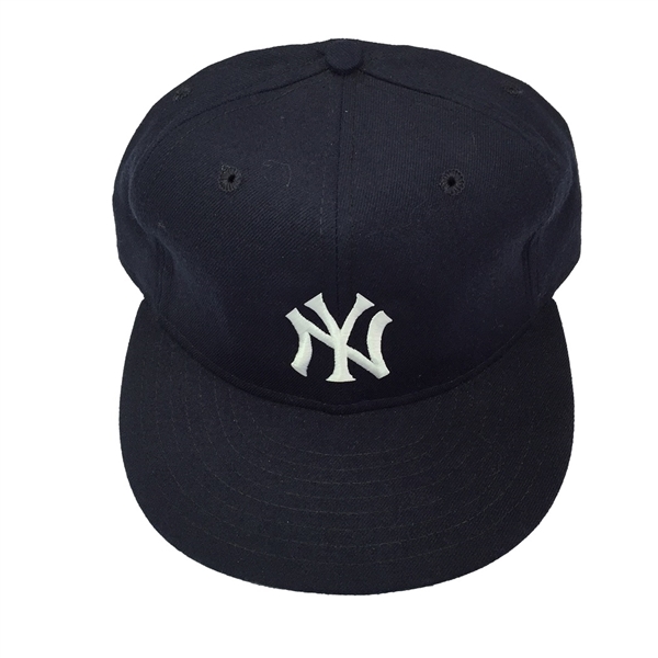 Joe Dimaggio Autographed New York Yankees Baseball Cap (JSA)