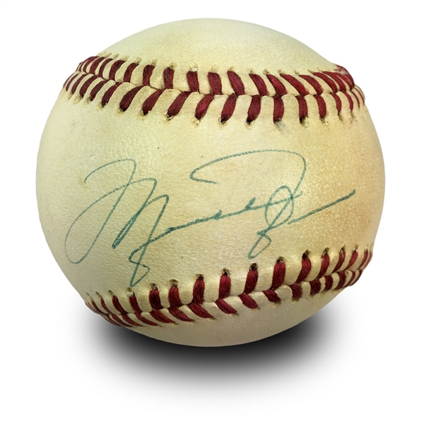 Michael Jordan Signed Wilson Baseball - Fine Signature (Upper Deck COA)