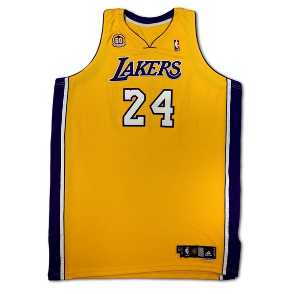 lakers 60th anniversary jersey
