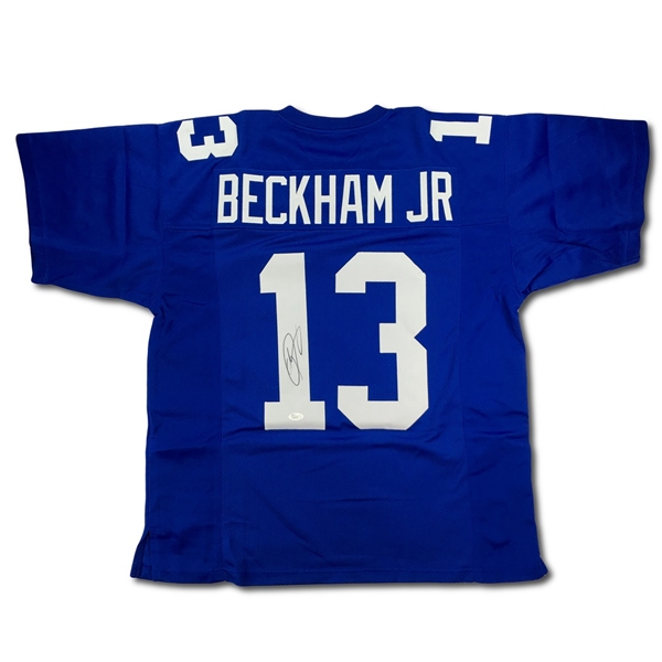 Odell Beckham Jr. Signed New York Giants Blue Home Jersey (JSA COA)