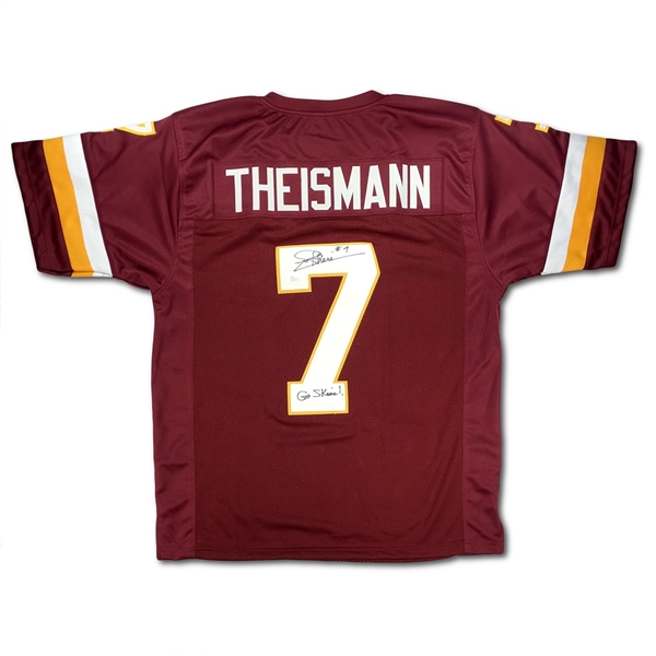 Joe Theismann Signed Washington Redskins Home Jersey - "Go Skins" Inscription (JSA)