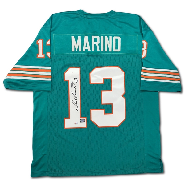 Dan Marino Signed Miami Dolphins Green Home Jersey (PSA, Marino Holo)