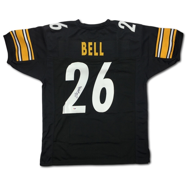 Leveon Bell Signed Pittsburgh Steelers Black Home Jersey (PSA COA)