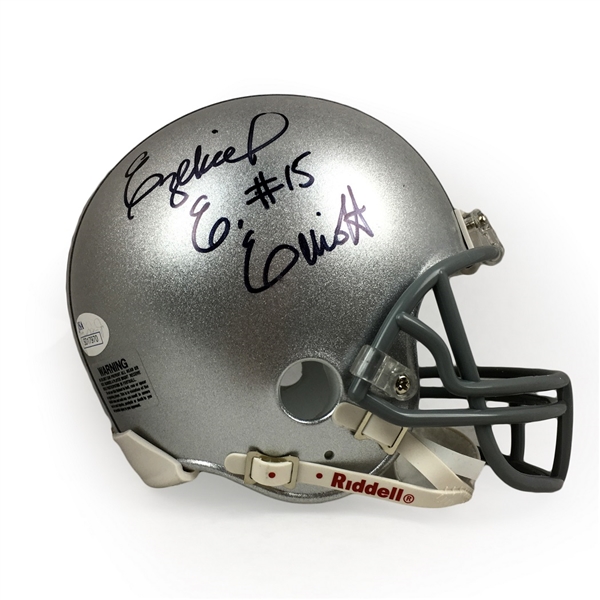 Ezekiel Elliott Signed Ohio State Buckeyes Mini Helmet - Full Signature (JSA)
