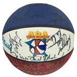 30 Year Reunion ABA Legends Autographed Basketball (40 Signatures, Beaty LOA)