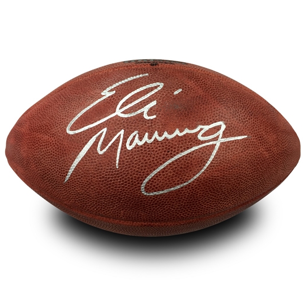 Eli Manning Signed Official Authentic Wilson NFL Football (JSA)