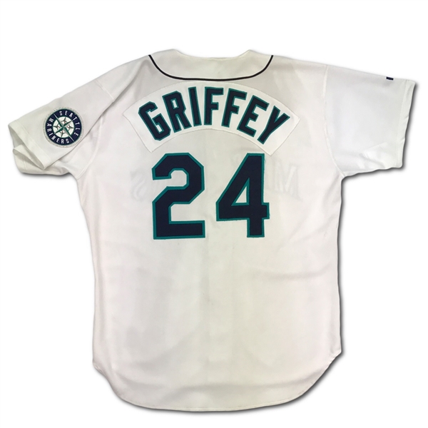 Ken Griffey 1998 Seattle Mariners Home Jersey (Grey Flannel/MEARS)