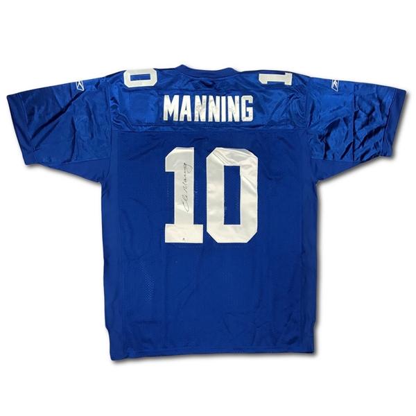 Eli Manning Signed New York Giants Home Jersey (GA COA)