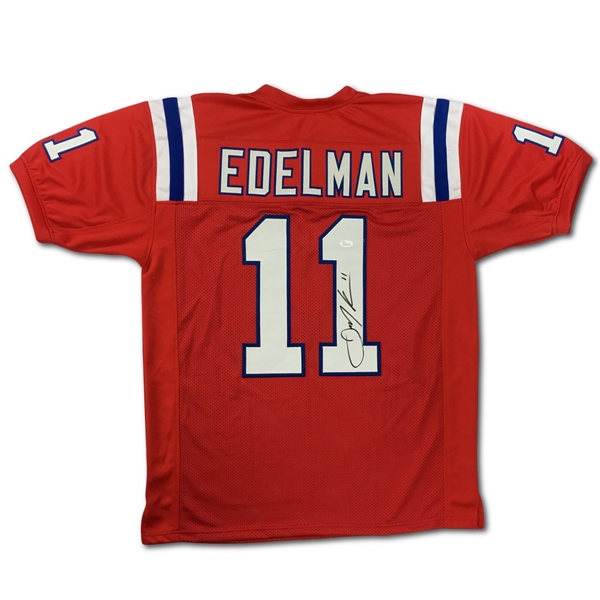 Julian Edelman Signed New England Patriots Custom Alternate Jersey (JSA COA) 