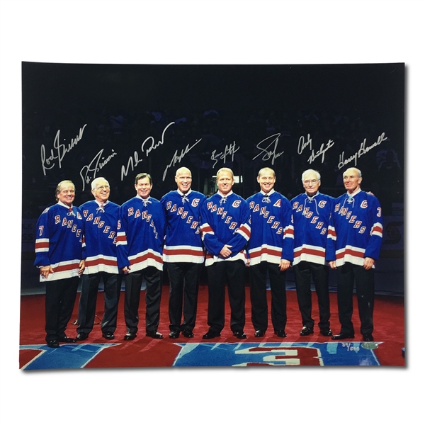 New York Rangers Legends Signed 16x20" Photograph LE 500 (Steiner COA)