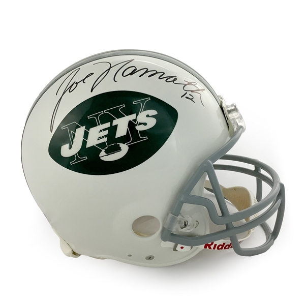 Joe Namath Signed New York Jets Authentic Proline Helmet (Steiner COA)