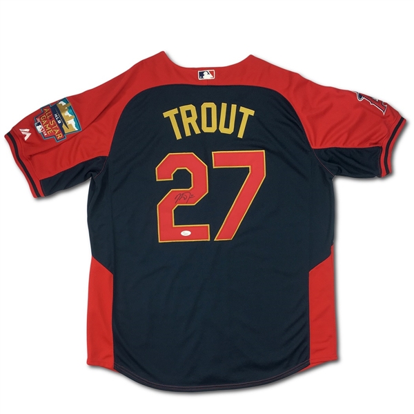 Mike Trout Signed 2014 All-Star Game Custom Jersey (JSA LOA)