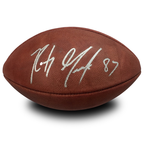 Rob Gronkowski Signed Official Wilson Authentic NFL Football (NFL LOA)