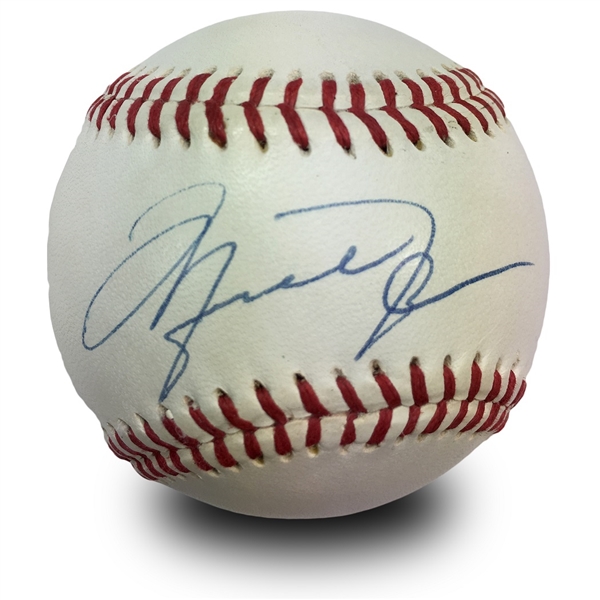 Michael Jordan Signed Baseball - Fine Signature (Upper Deck COA)
