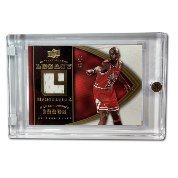 Michael Jordan Upper Deck SP Legacy Game Worn Jersey Card - #d 23/23!